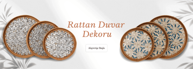 Rattan Duvar Dekoru